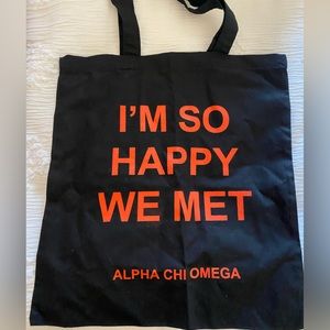 Alpha chi tote bag